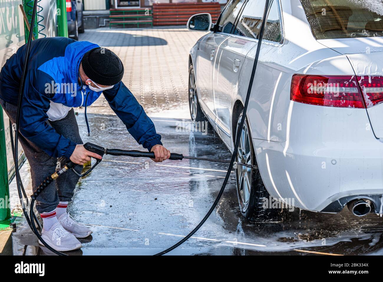 Contactless car wash hires stock photography and images Alamy