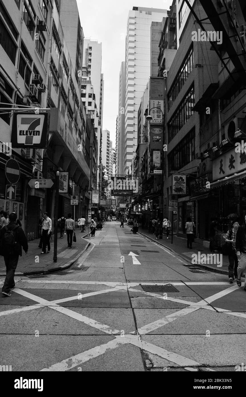 Downtown Hong Kong Stock Photo - Alamy
