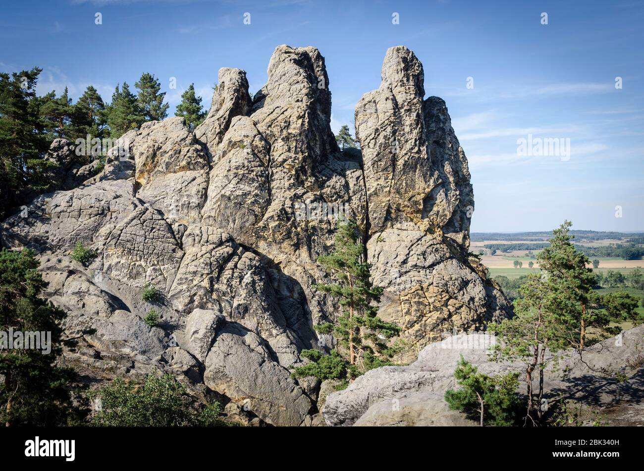 Teufelsmauer, Timmenrode, Harz, Sachsen-Anhalt, Deutschland Stock Photo