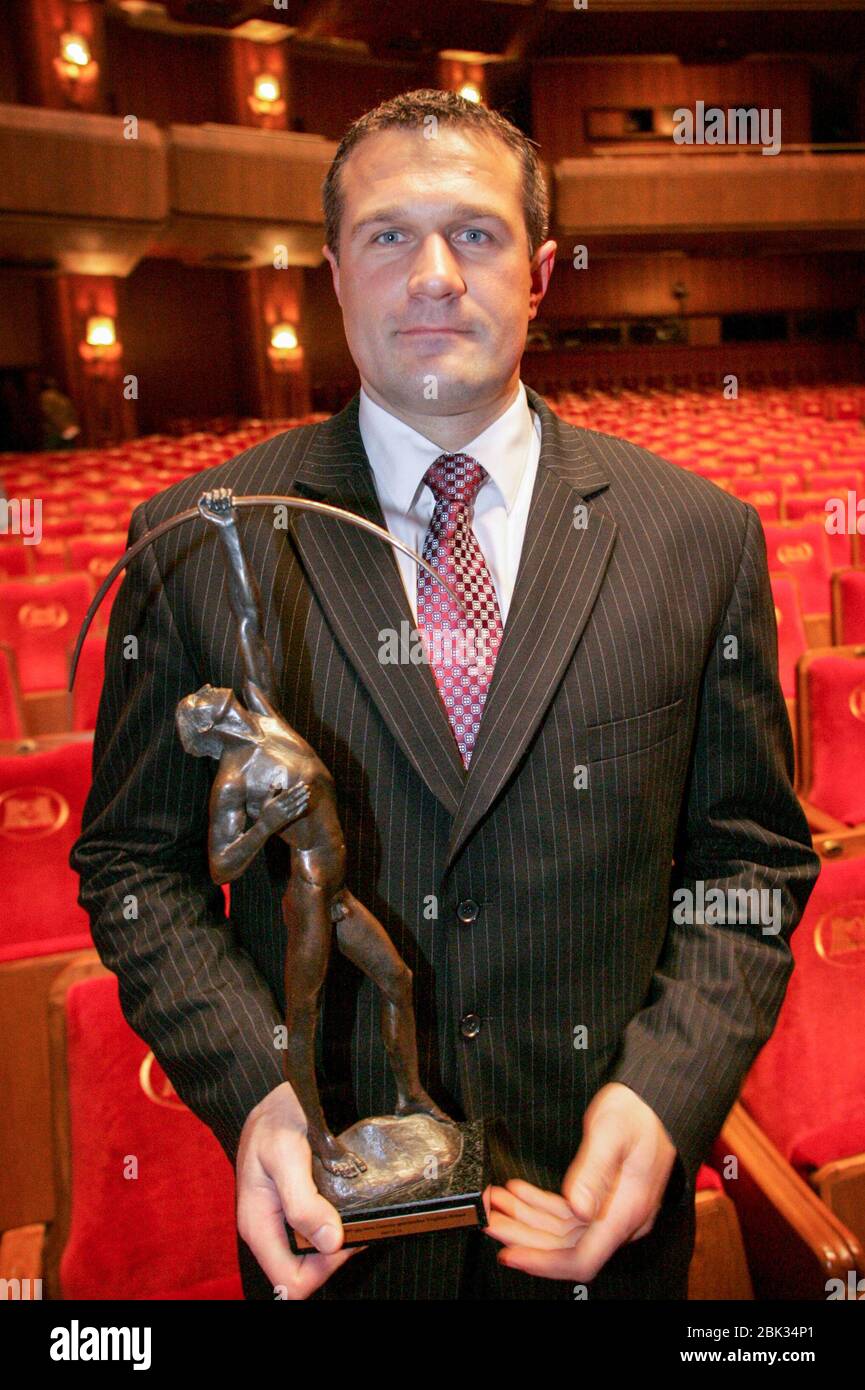 Lithuanian discus thrower Virgilijus Alekna Stock Photo Alamy