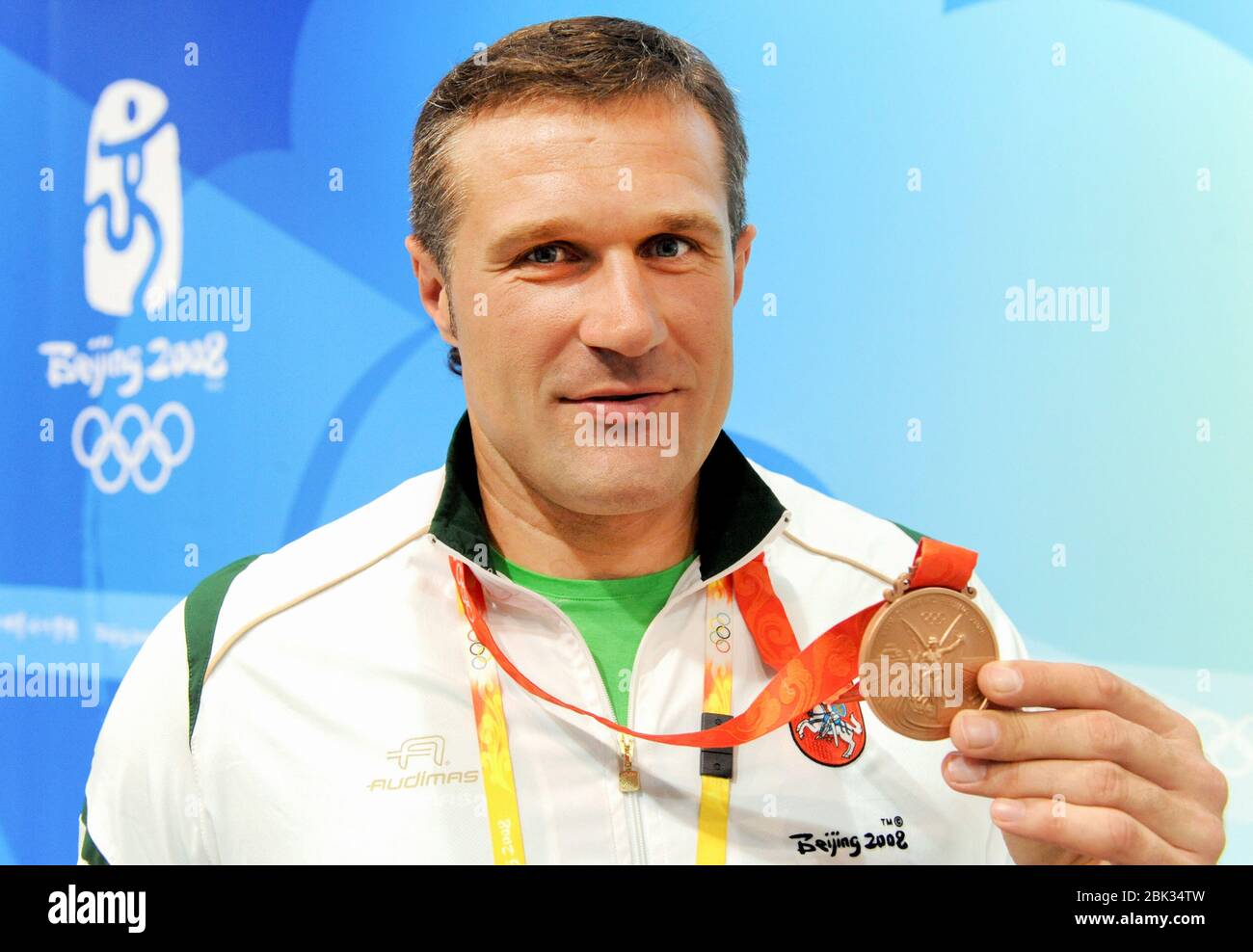 Lithuanian discus thrower Virgilijus Alekna Stock Photo Alamy