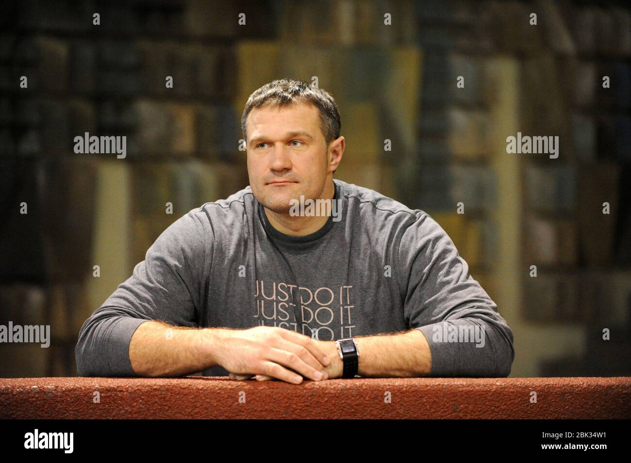 Lithuanian discus thrower Virgilijus Alekna Stock Photo Alamy