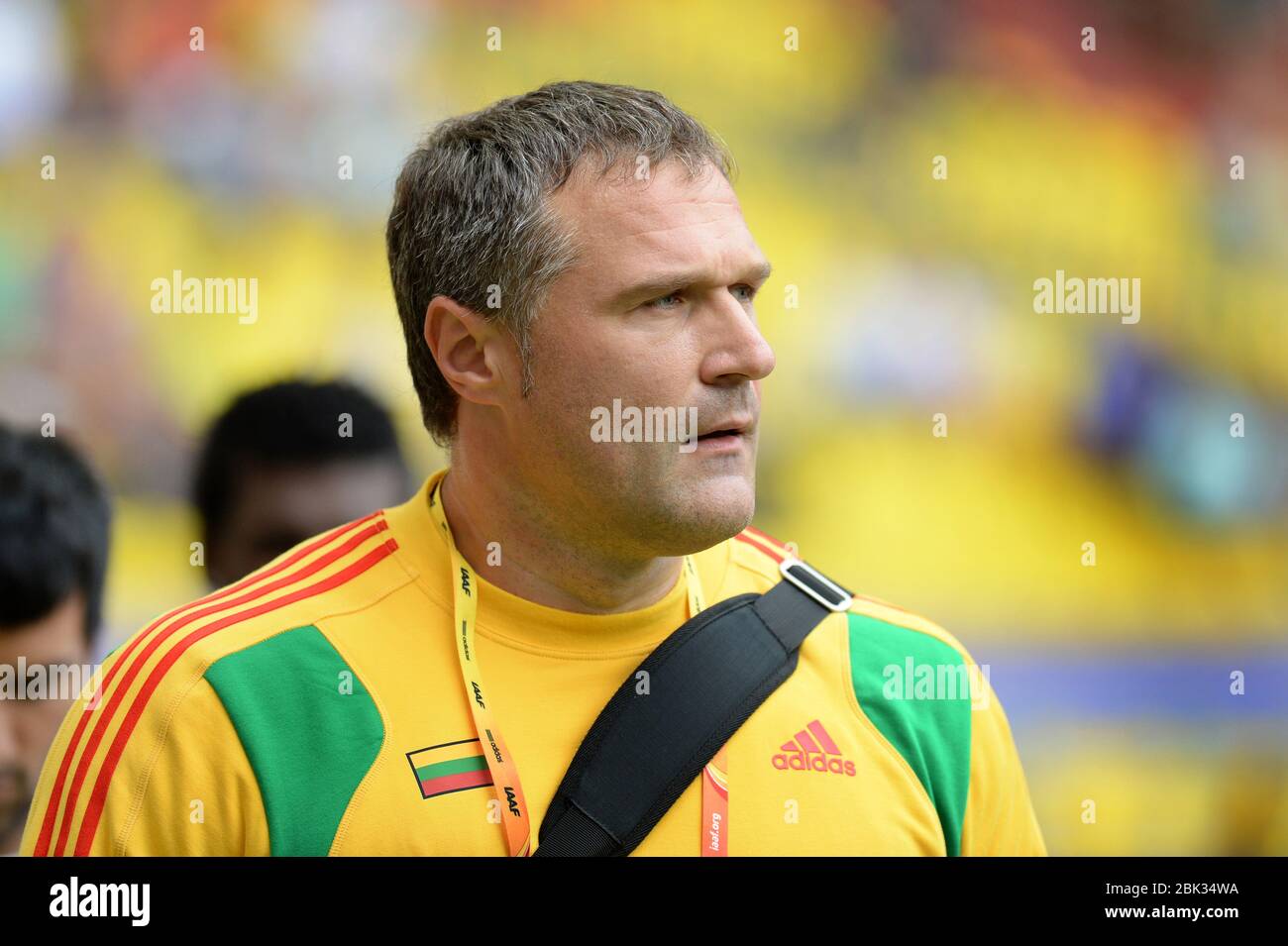 Lithuanian discus thrower Virgilijus Alekna Stock Photo Alamy