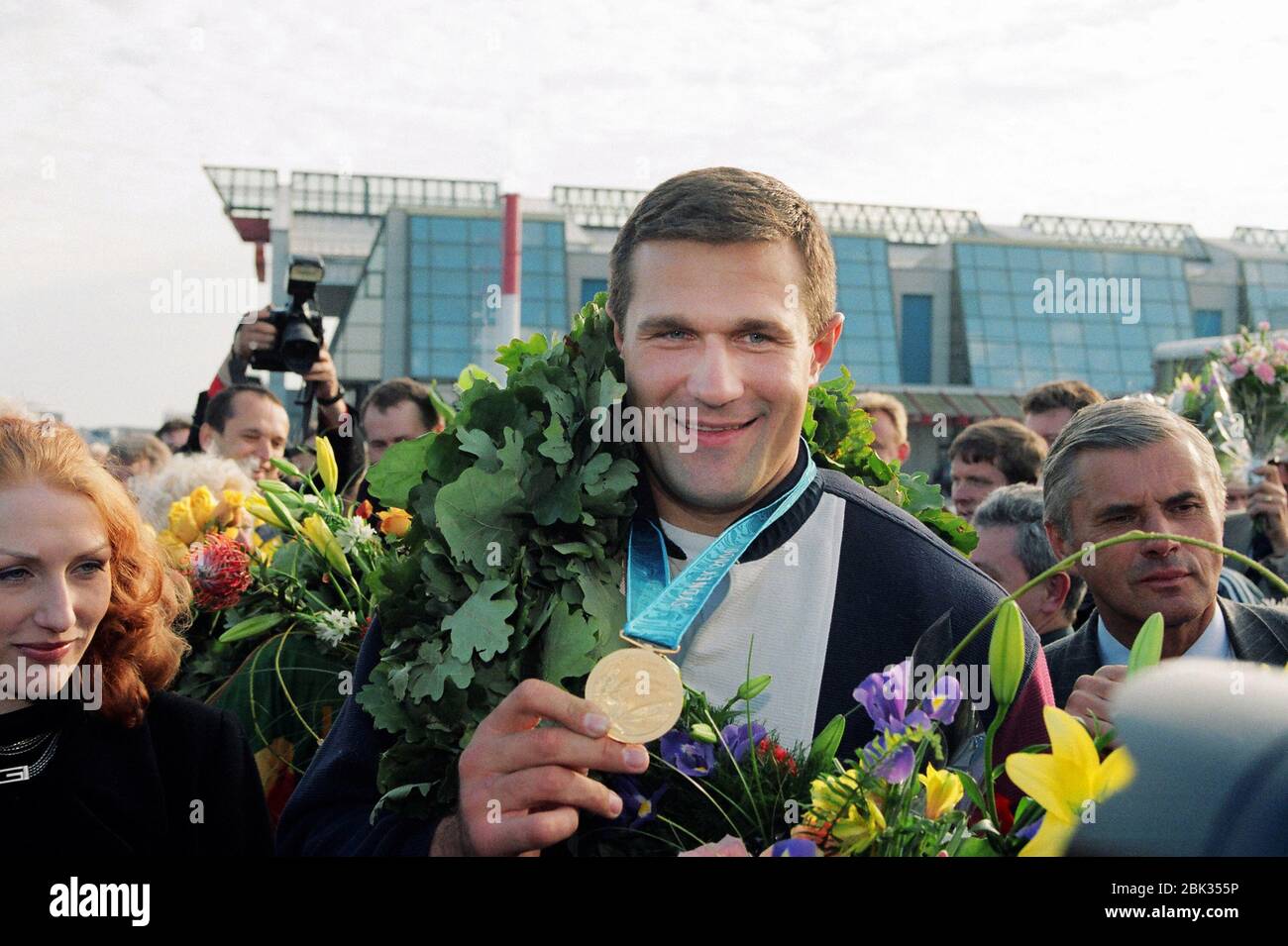 Lithuanian discus thrower Virgilijus Alekna Stock Photo Alamy