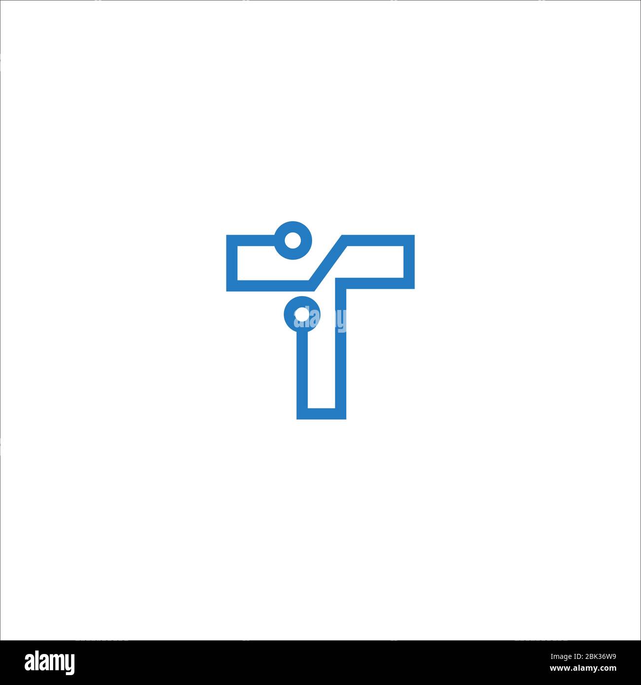 Initial letter tt logo or t logo vector design template Stock Vector ...