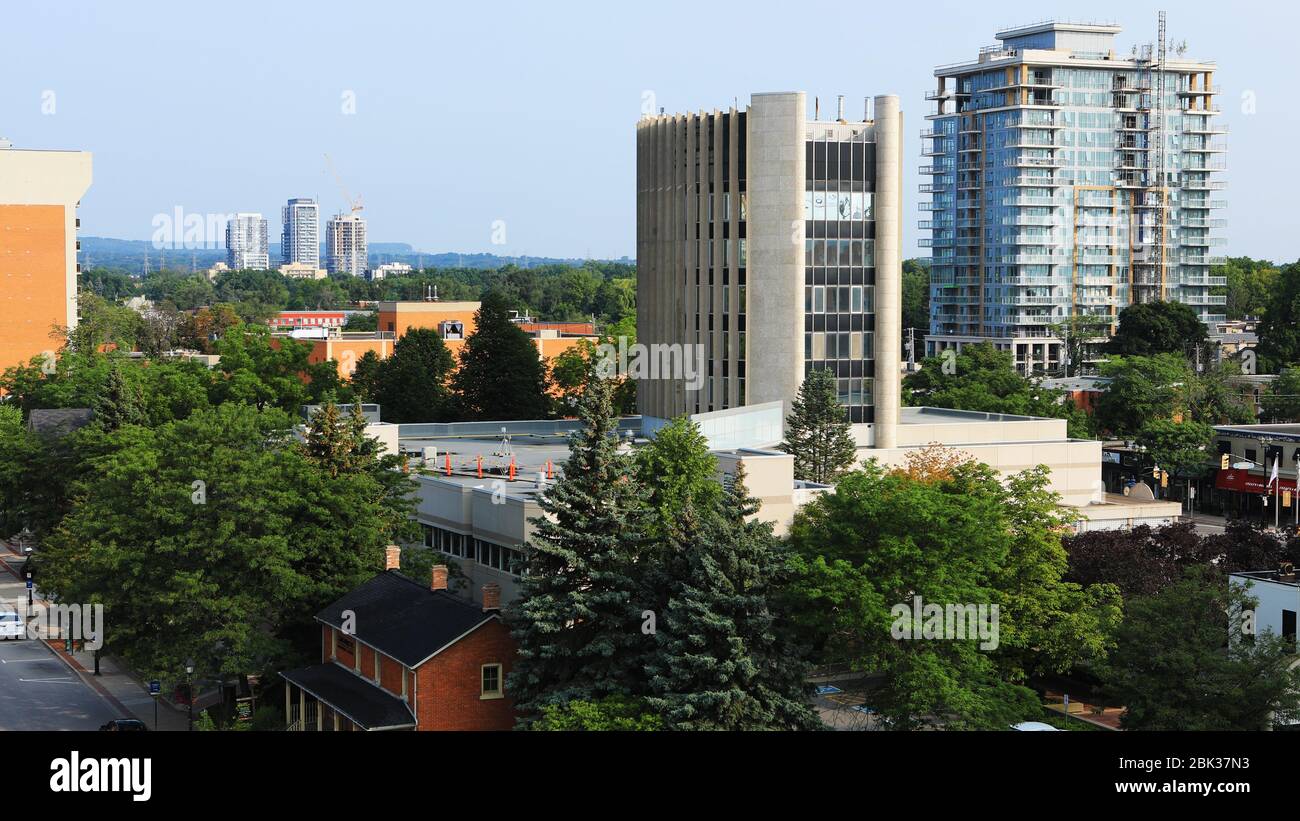 A Skyline view in Burlington, Ontario, Canada Stock Photo