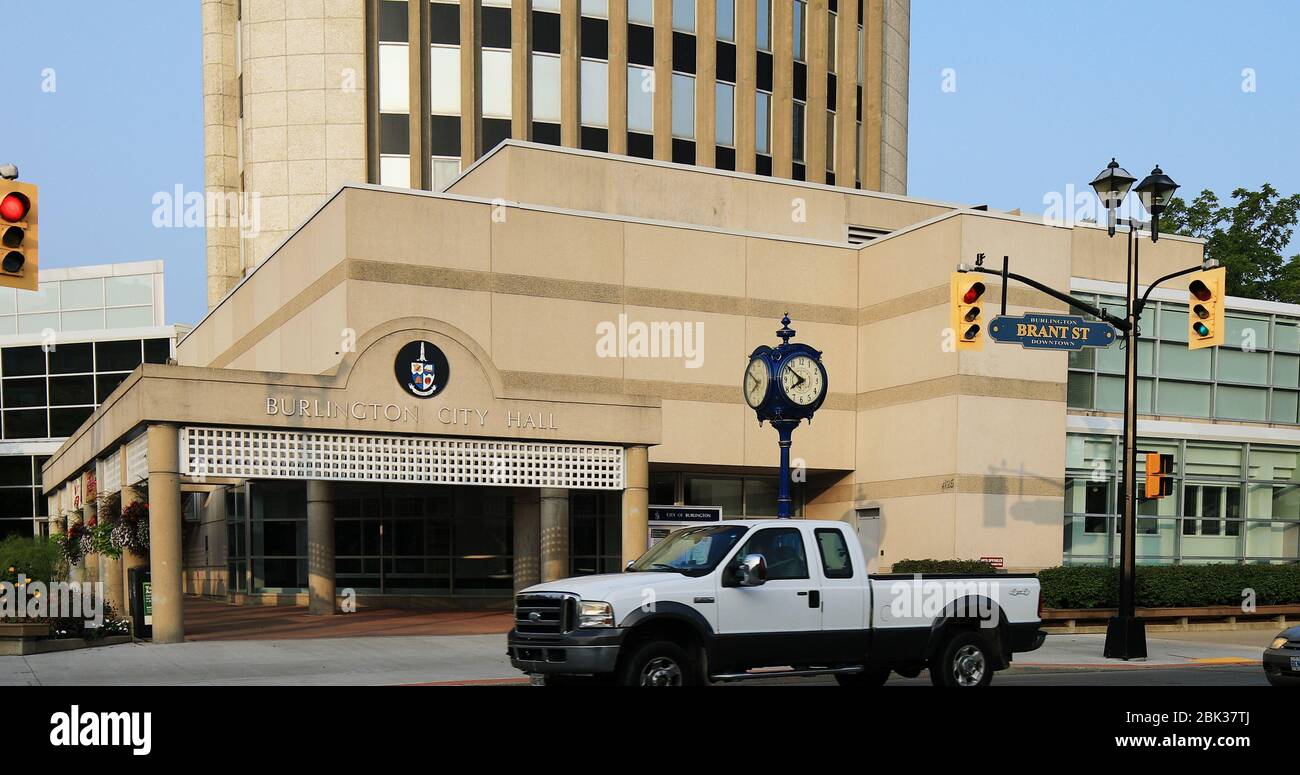 The City Hall in Burlington, Ontario, Canada Stock Photo Alamy