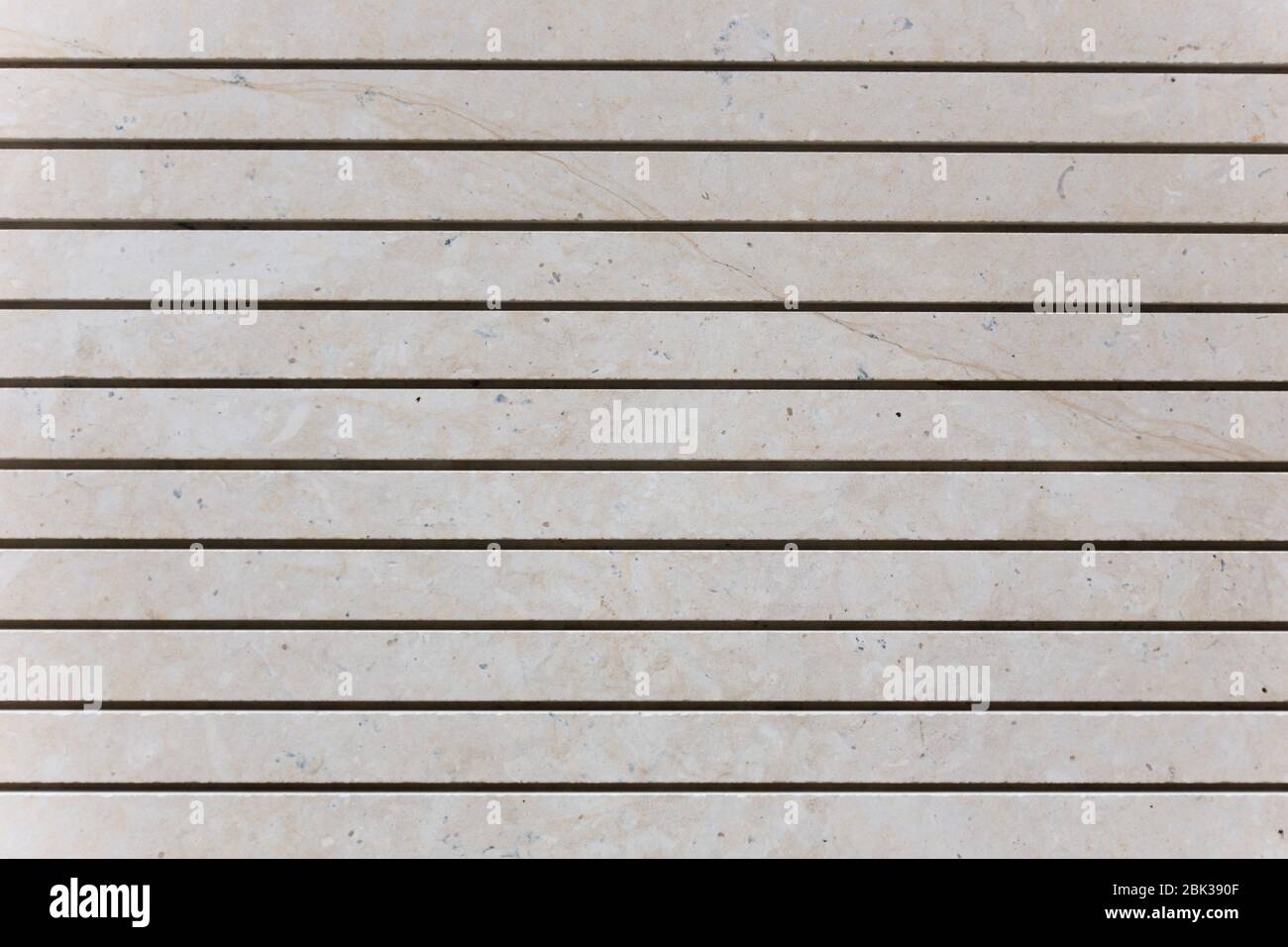 light beige striped marble wall Stock Photo