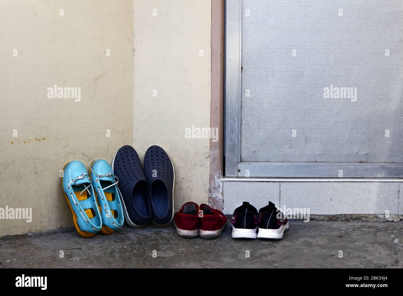 Shoes Outside Door High Resolution Stock Photography and Images Alamy