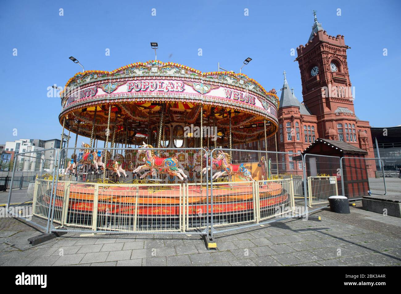 Carousel cardiff bay hi-res stock photography and images - Alamy