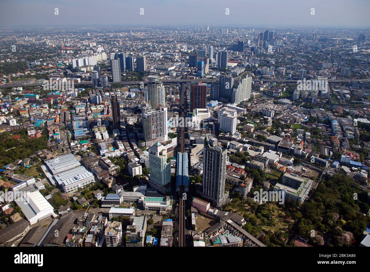 Bangkok Thailand Jan 1 2019 Aerial Photograph Of Bangkok Above The Bangkok Thailand Jan 1 2019 Aerial Photograph Of Bangkok Above The