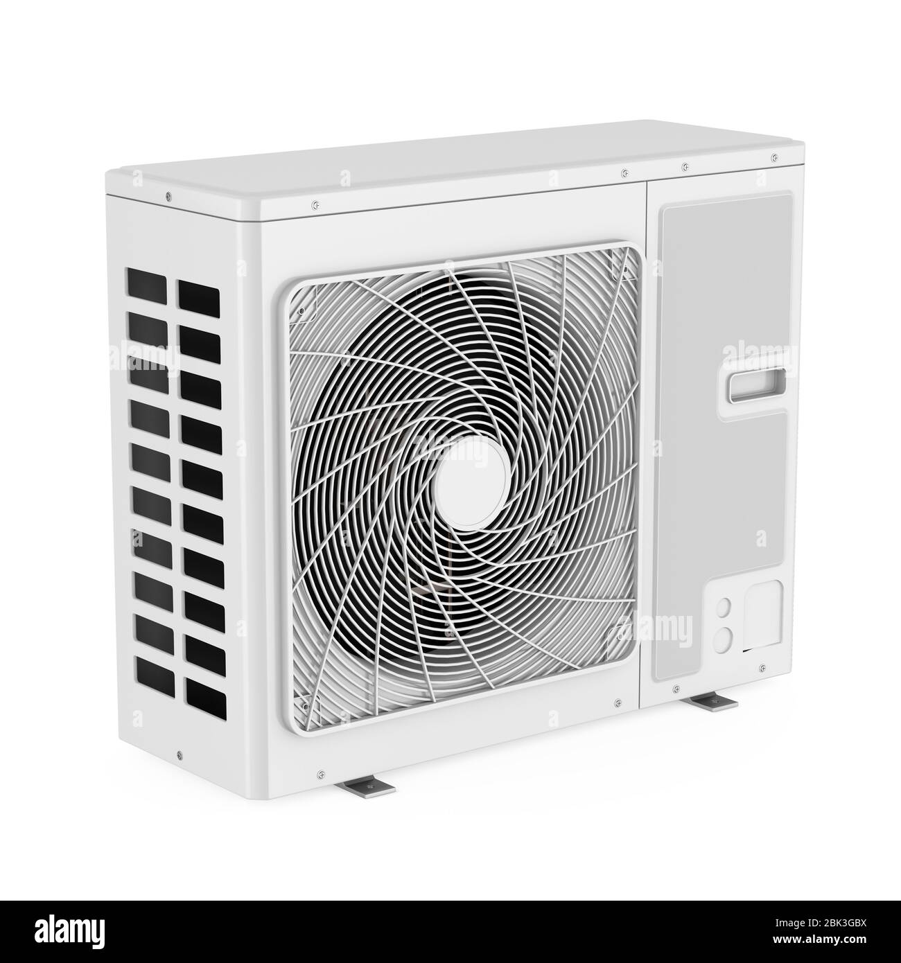 Air Conditioner Outdoor Unit Isolated Stock Photo Alamy
