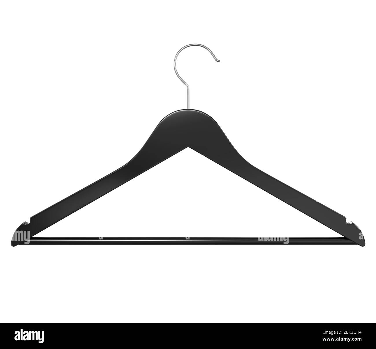 Clothes Hanger Isolated Stock Photo