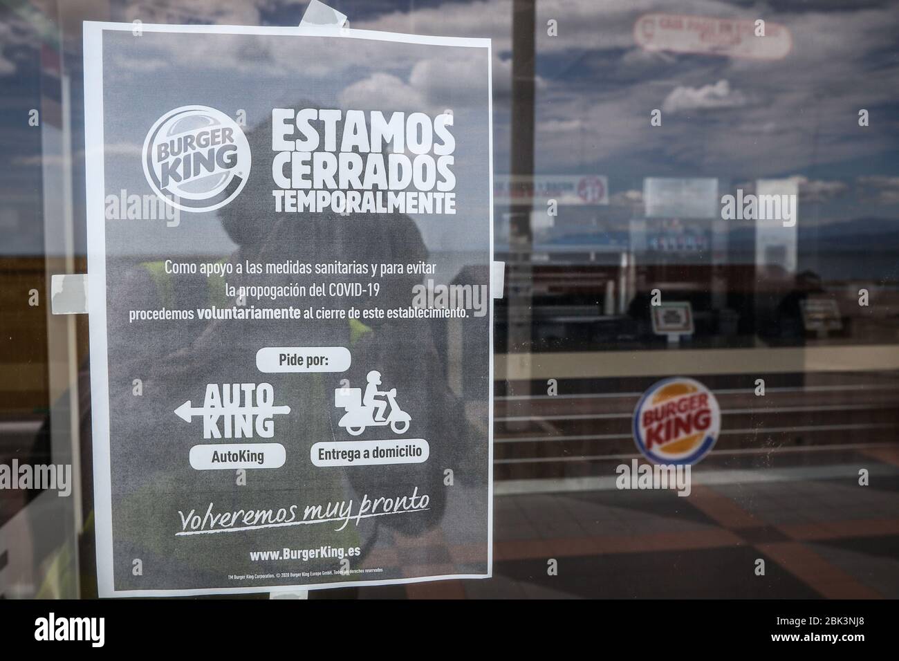 May 1, 2020: May 1, 2020 (Malaga) The multinational Burger King Burgers  remains closed due to the coronavirus crisis in Puerto Marina, Benalmadena  Costa. Credit: Lorenzo Carnero/ZUMA Wire/Alamy Live News Stock Photo - Alamy