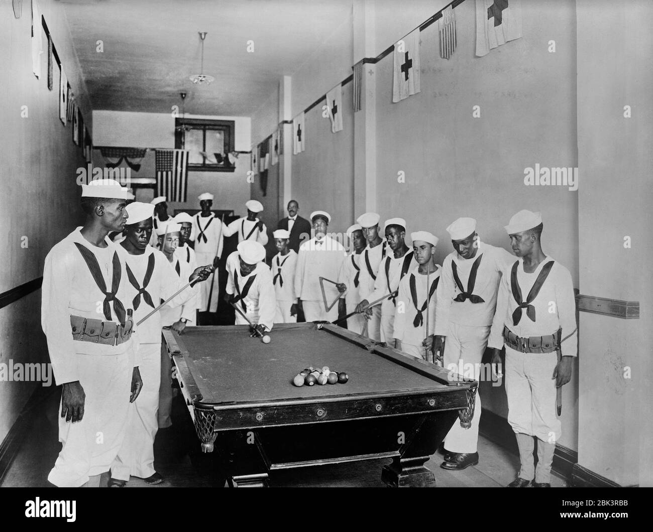 Billiards historical Black and White Stock Photos & Images
