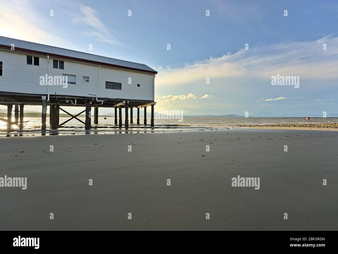 The Sugar Wharf in Port Douglas on the East coast of Australia Stock Photo