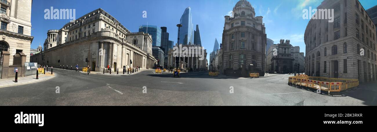 London under Coronavirus/Covid 19 Shutdown Stock Photo