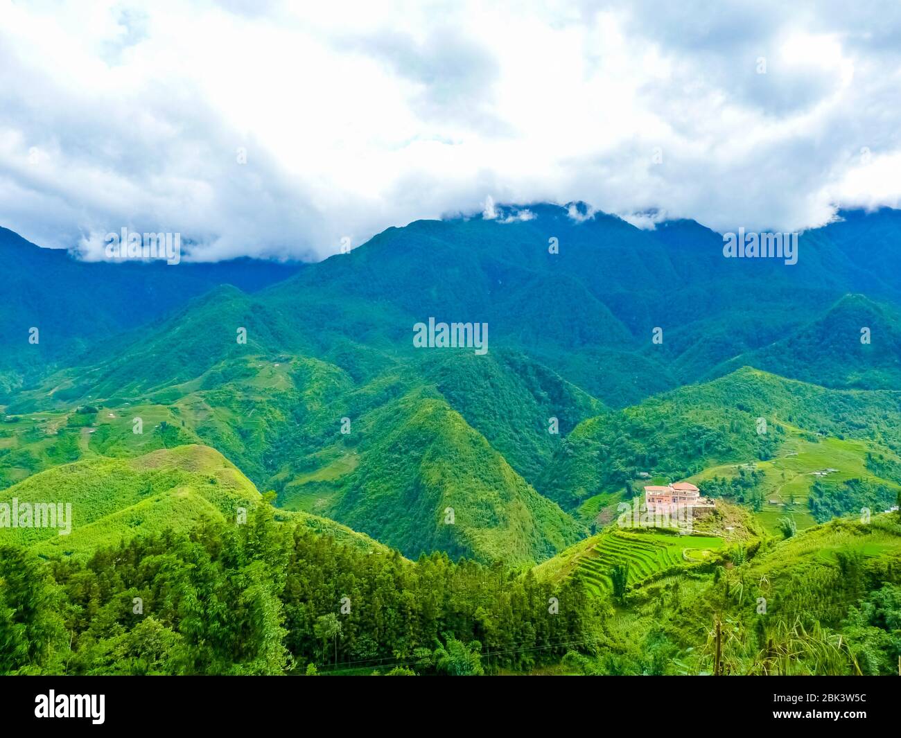Sapa (Chapa) village in north mountains of Vietnam, Lào Cai, Vietnam ...