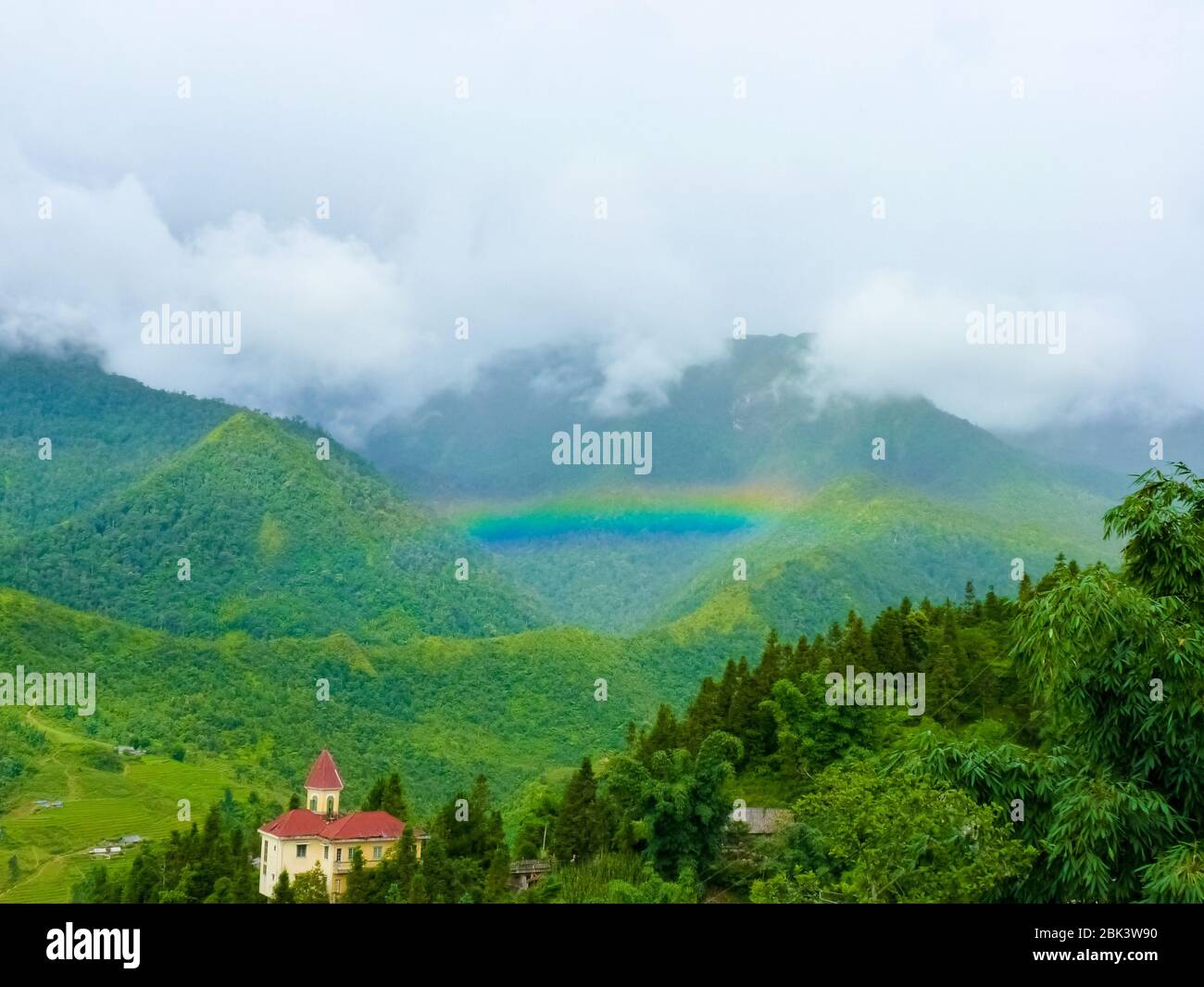 Sapa (Chapa) village in north mountains of Vietnam, Lào Cai, Vietnam ...