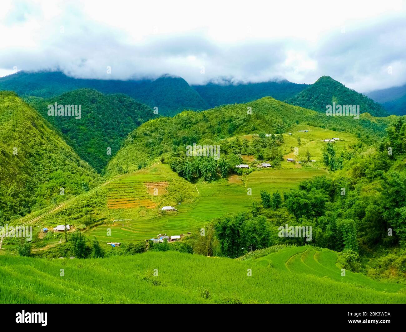 Sapa (Chapa) village in north mountains of Vietnam, Lào Cai, Vietnam ...