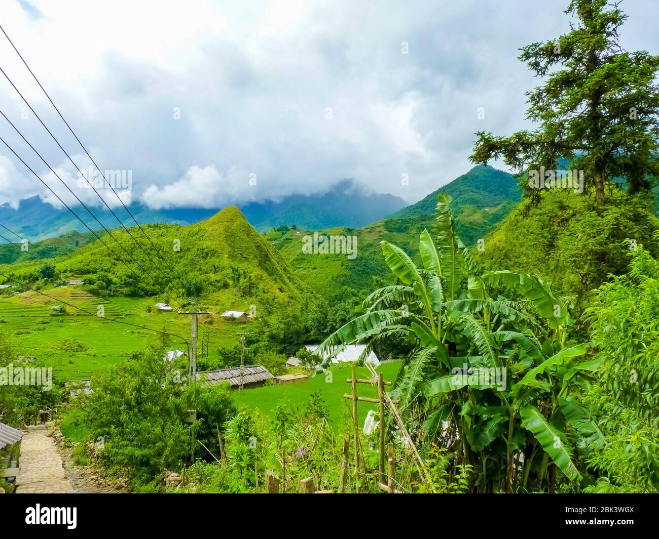 Sapa (Chapa) village in north mountains of Vietnam, Lào Cai, Vietnam ...