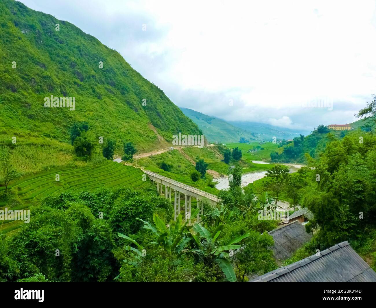 Lào Cai rice fields near Sapa (Chapa) in north mountains of Vietnam ...