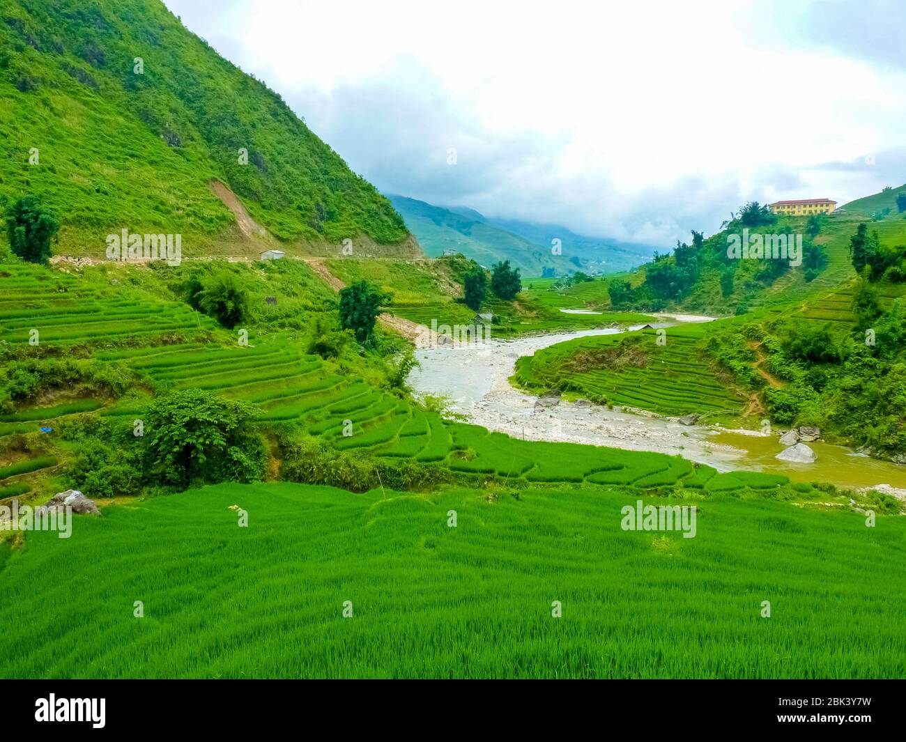 Lào Cai rice fields near Sapa (Chapa) in north mountains of Vietnam ...