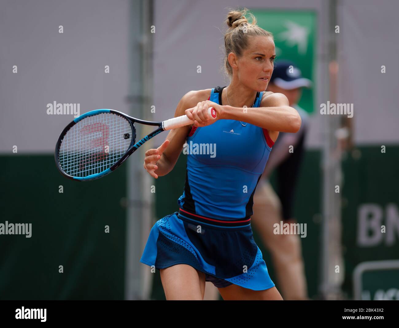 Arantxa Rus of the Netherlands in action during the first qualifications  round at the 2019 Roland Garros Grand Slam tennis tournament Stock Photo -  Alamy