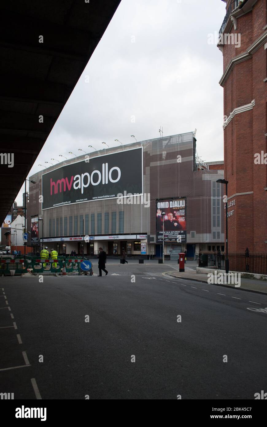 1930s Gaumont Palace Architecture Refurbishment Art Deco HMV Hammersmith Apollo, 45 Queen Caroline St, Hammersmith, London W6 9QH by Robert Cromie Stock Photo