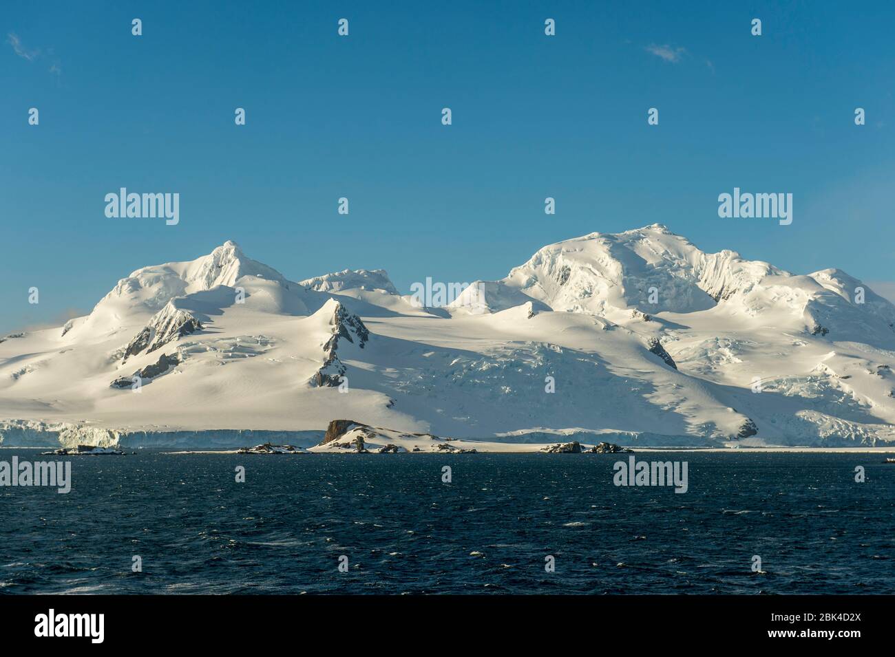 View of Livingston Island, an Antarctic island in the South Shetland ...