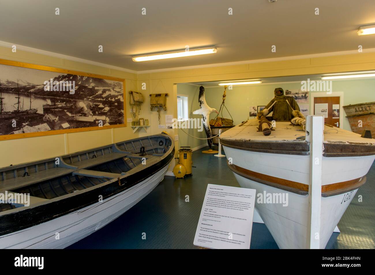 Replica of J Caird, a 22 ft. boat Ernest Shackleton used to sail from