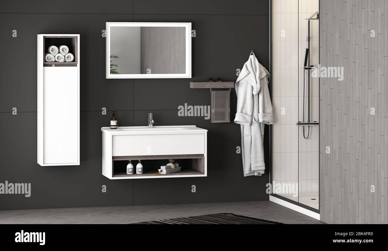 Modern Bathroom And Bathroom Furniture Set With Bathroom Accessories 3d Rendering And Design 3d Rendering Stock Photo Alamy Modern Bathroom And Bathroom Furniture Set With Bathroom Accessories 3d Rendering And Design 3d Rendering Stock Photo Alamy