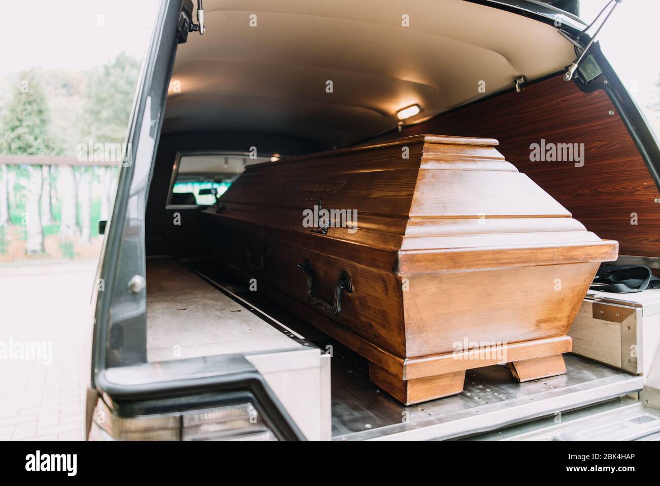 Funeral coffin car hires stock photography and images Alamy