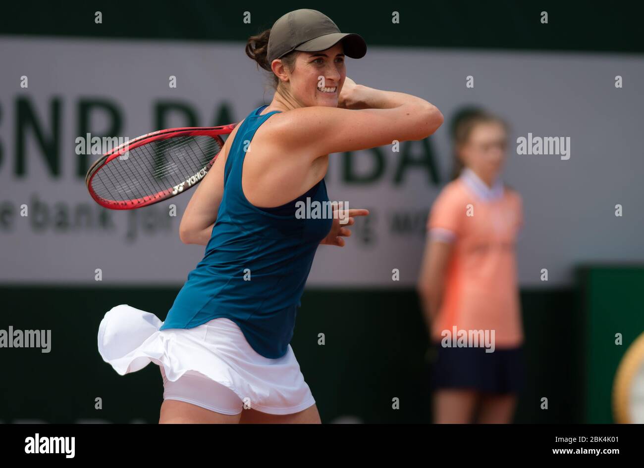 Rebecca Marino of Canada in action during the first qualifications