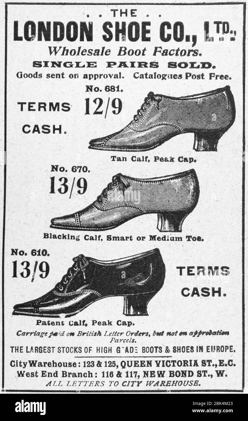Early 1900s shoes hi-res stock photography and images - Alamy