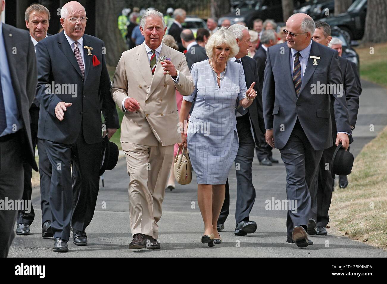 Prince Charles and the Duchess of Cornwall, visit thr Royal Welsh Show