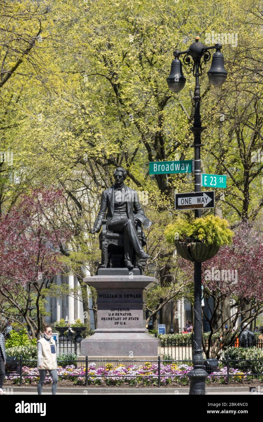 William Henry Seward, Sr. Statue, Madison Square Park, New York City