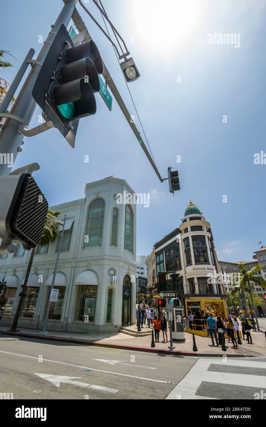 Kith Rodeo View of shops on Rodeo Drive, Beverley Hills, Los Angeles, California ...