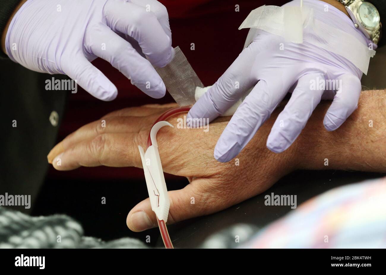 Blood collection needle hires stock photography and images Alamy