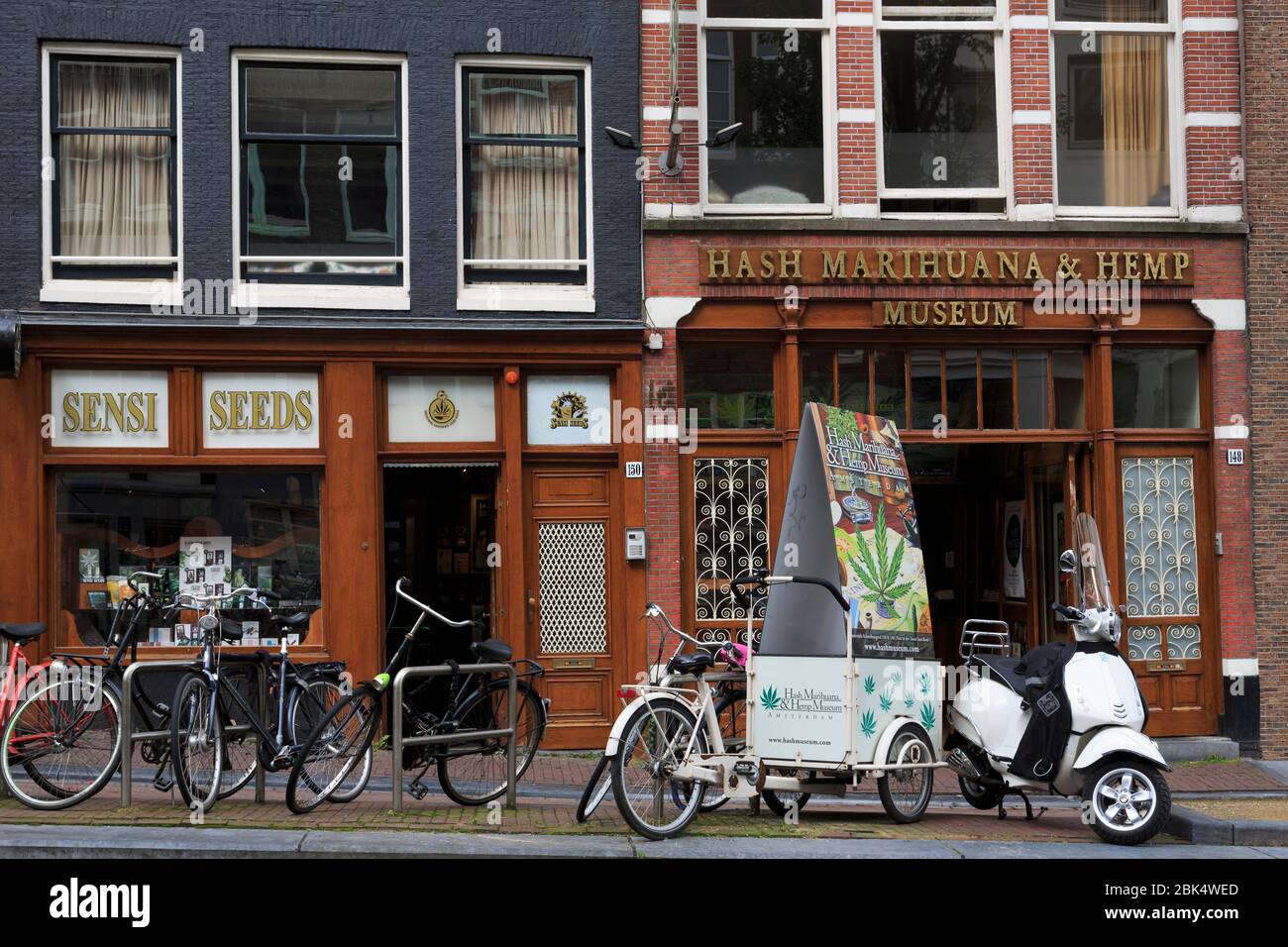 Hash, Marijuana & Hemp Museum, Amsterdam, North Holland, Netherlands, Europe Stock Photo