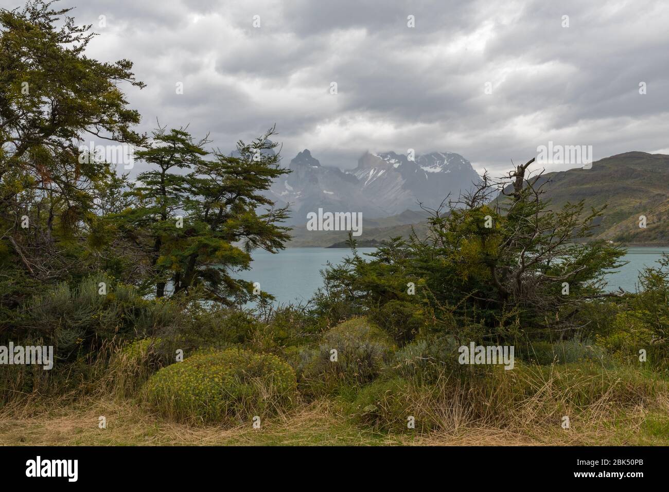 Lake Nordenskjold in Torres del Paine National Park, Chile Stock Photo