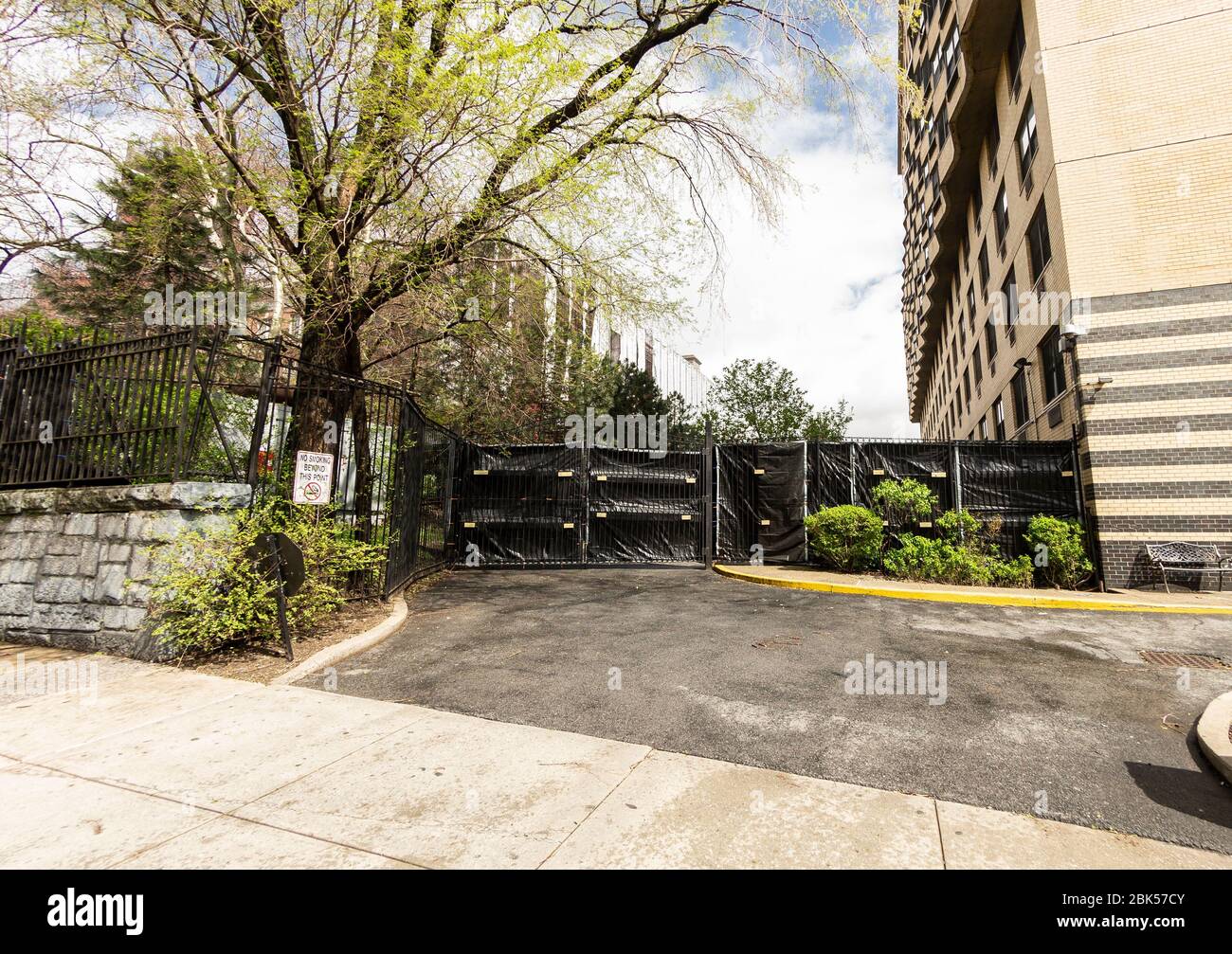 New York, NY May 1, 2020 View of entrance of Isabella Geriatric