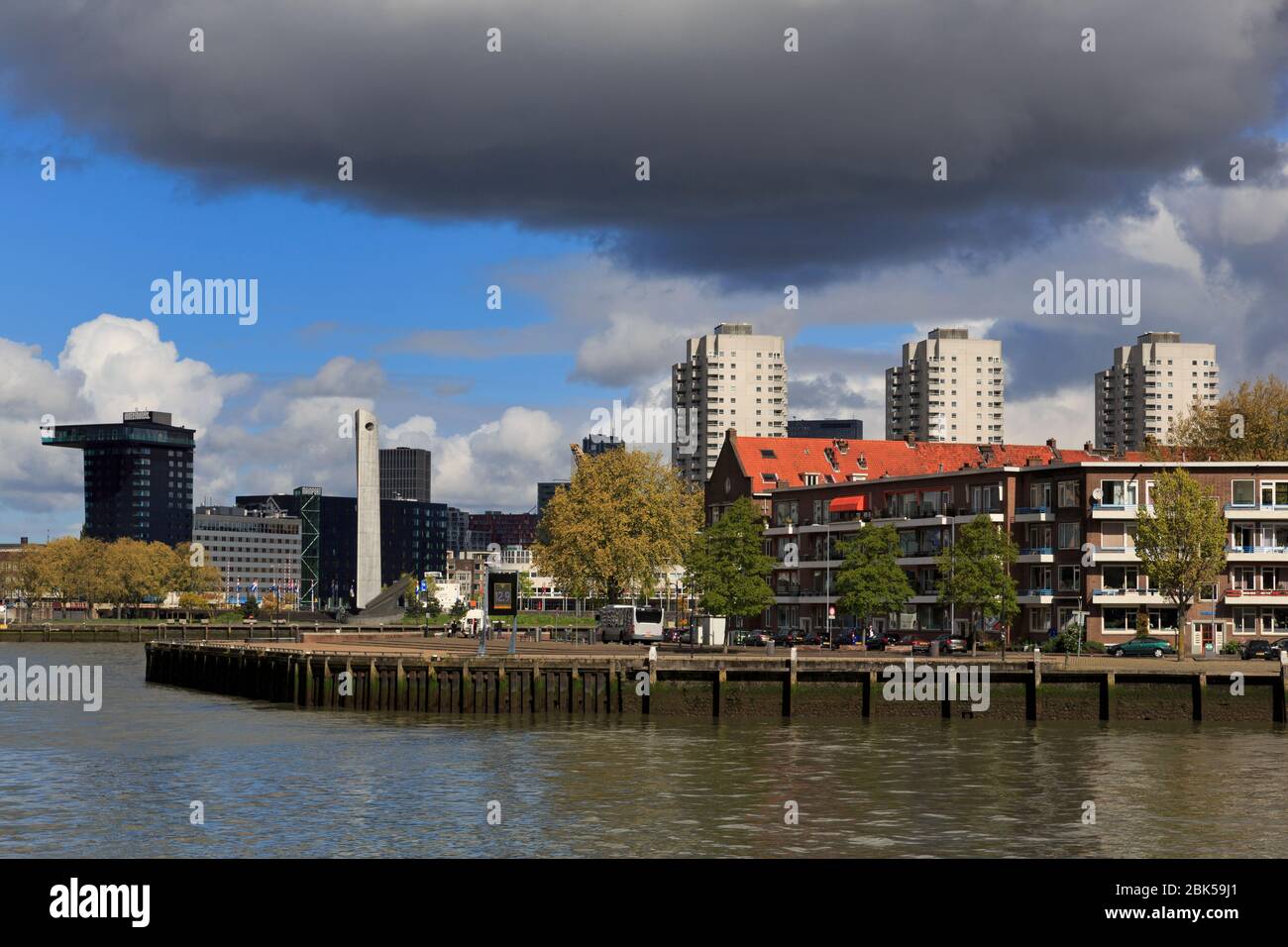 Noordereiland District, Rotterdam, South Holland, Netherlands, Europe ...