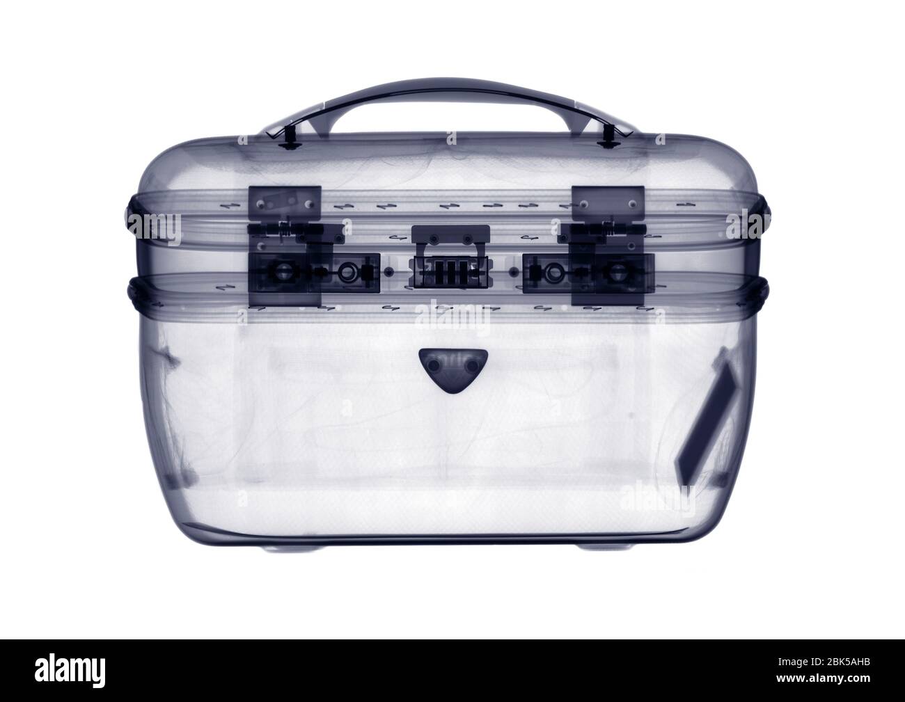 Vanity case, X-ray. Stock Photo