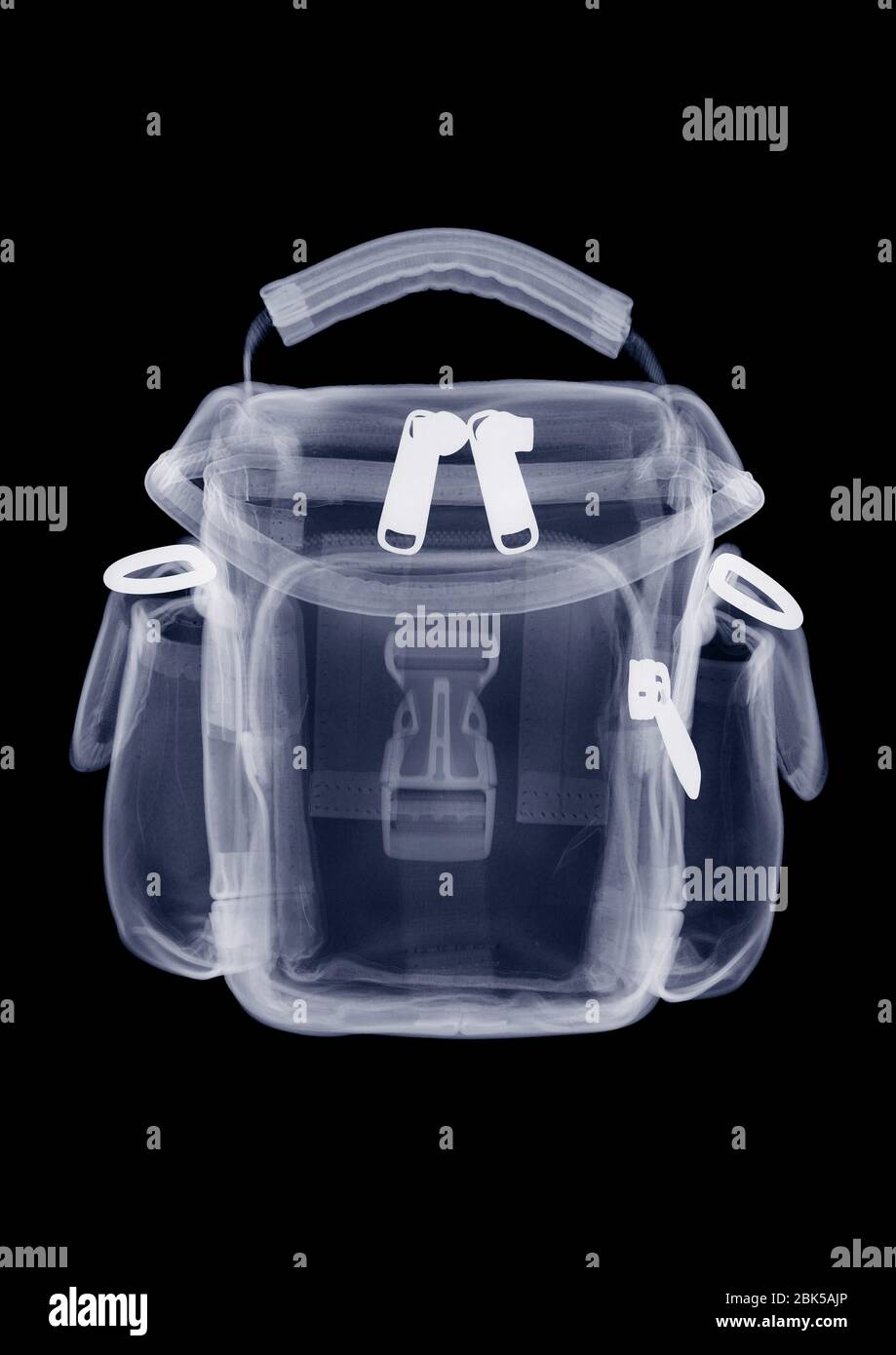 Camera bag, Xray Stock Photo Alamy