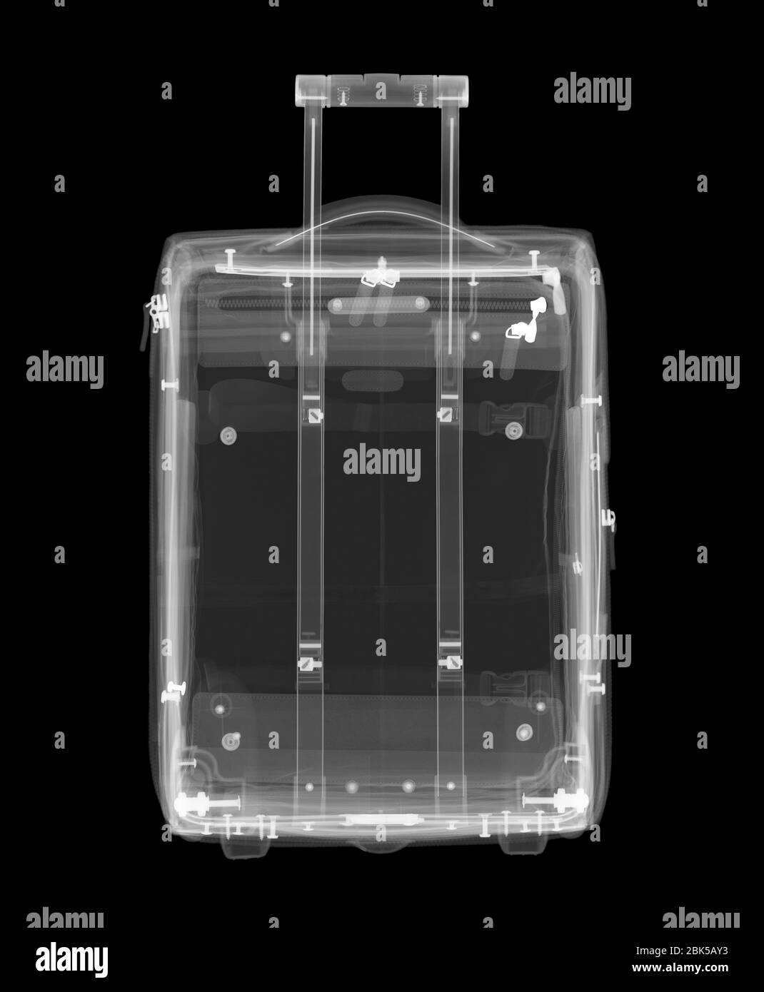 Pilot case, X-ray. Stock Photo