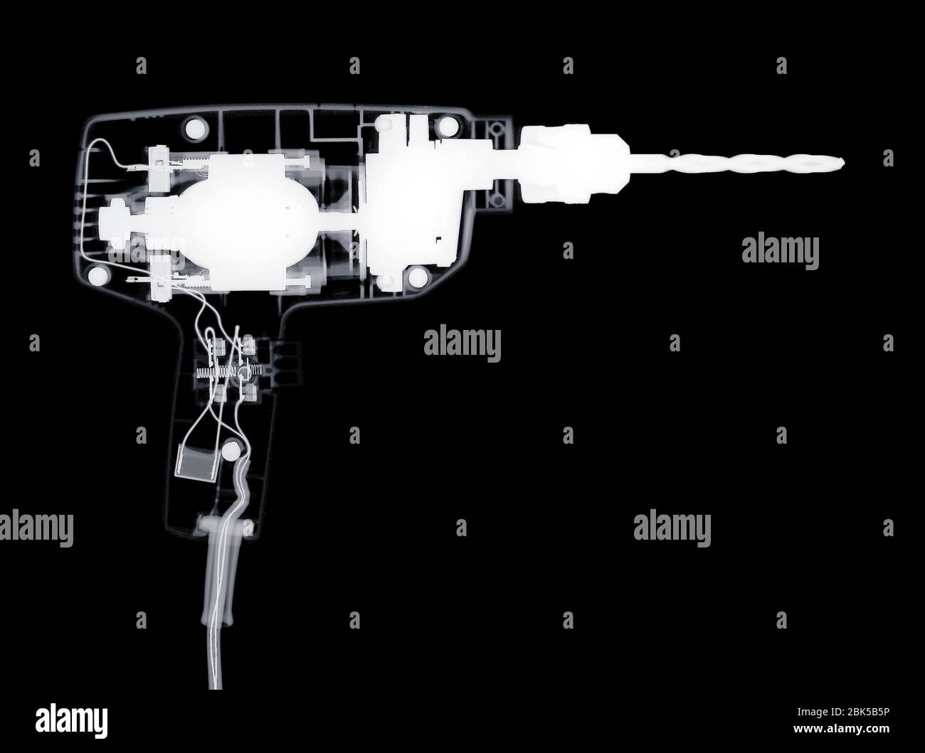 Power drill, Xray Stock Photo Alamy