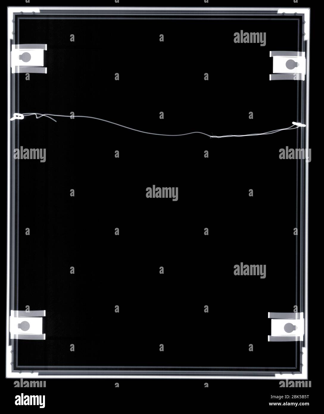 Picture frame, X-ray. Stock Photo