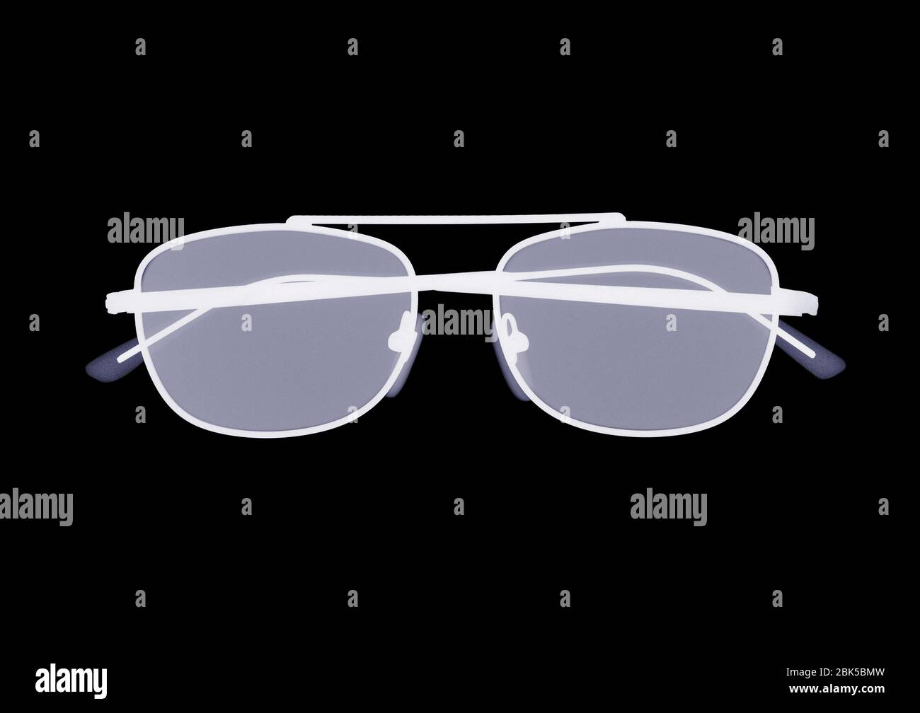Spectacles, X-ray. Stock Photo