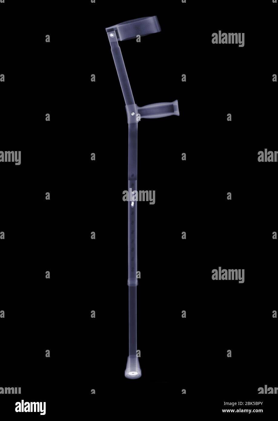 Crutch, X-ray. Stock Photo